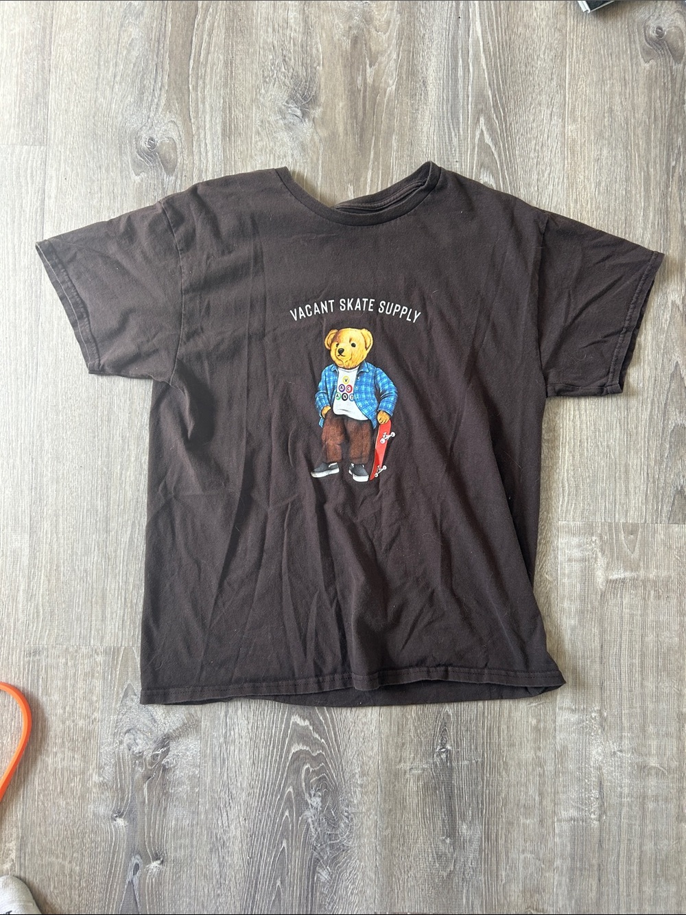 Vacant Skate Supply Teddy Bear Graphic Tee - Black